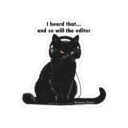 Sound Department Sticker for Film Crew