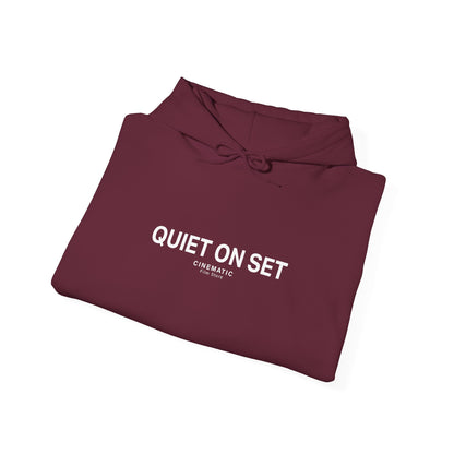 Quiet on Set Edition - Cinematic Unisex Lightweight Hoodie