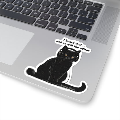 Sound Department Sticker for Film Crew