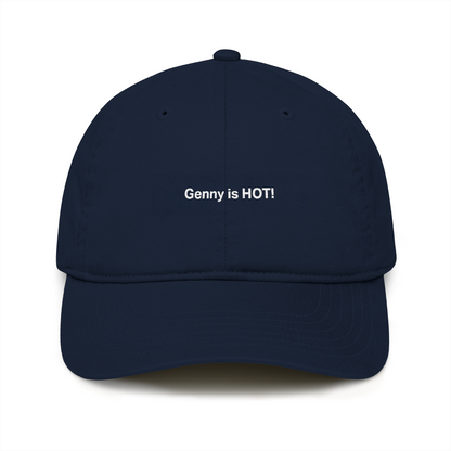 “Genny Is Hot” Organic Baseball Cap