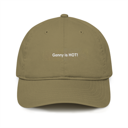 “Genny Is Hot” Organic Baseball Cap