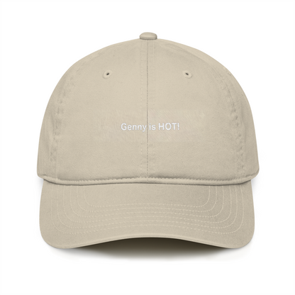 “Genny Is Hot” Organic Baseball Cap