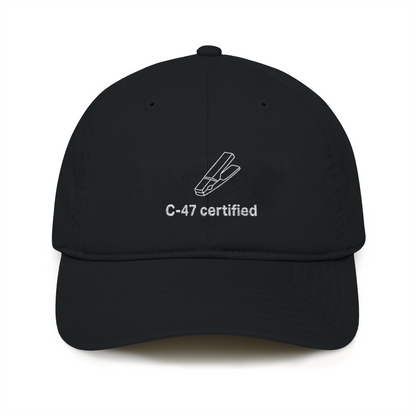 “C-47 Certified” Organic Baseball Cap