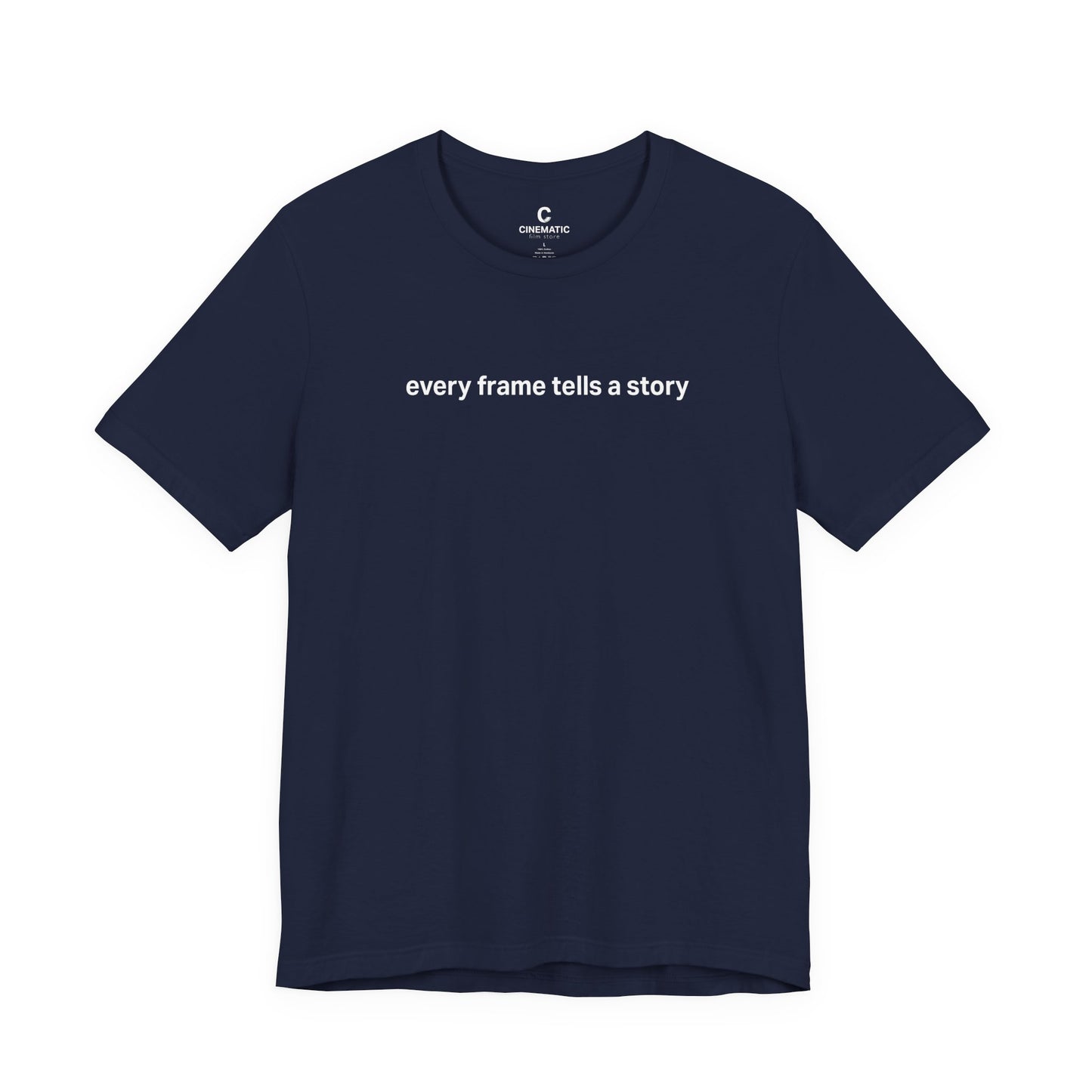 “Every Frame Tells a Story” - Oversized Unisex Boxy Minimalist Style Shirt for DPs, Editors & Cinephiles