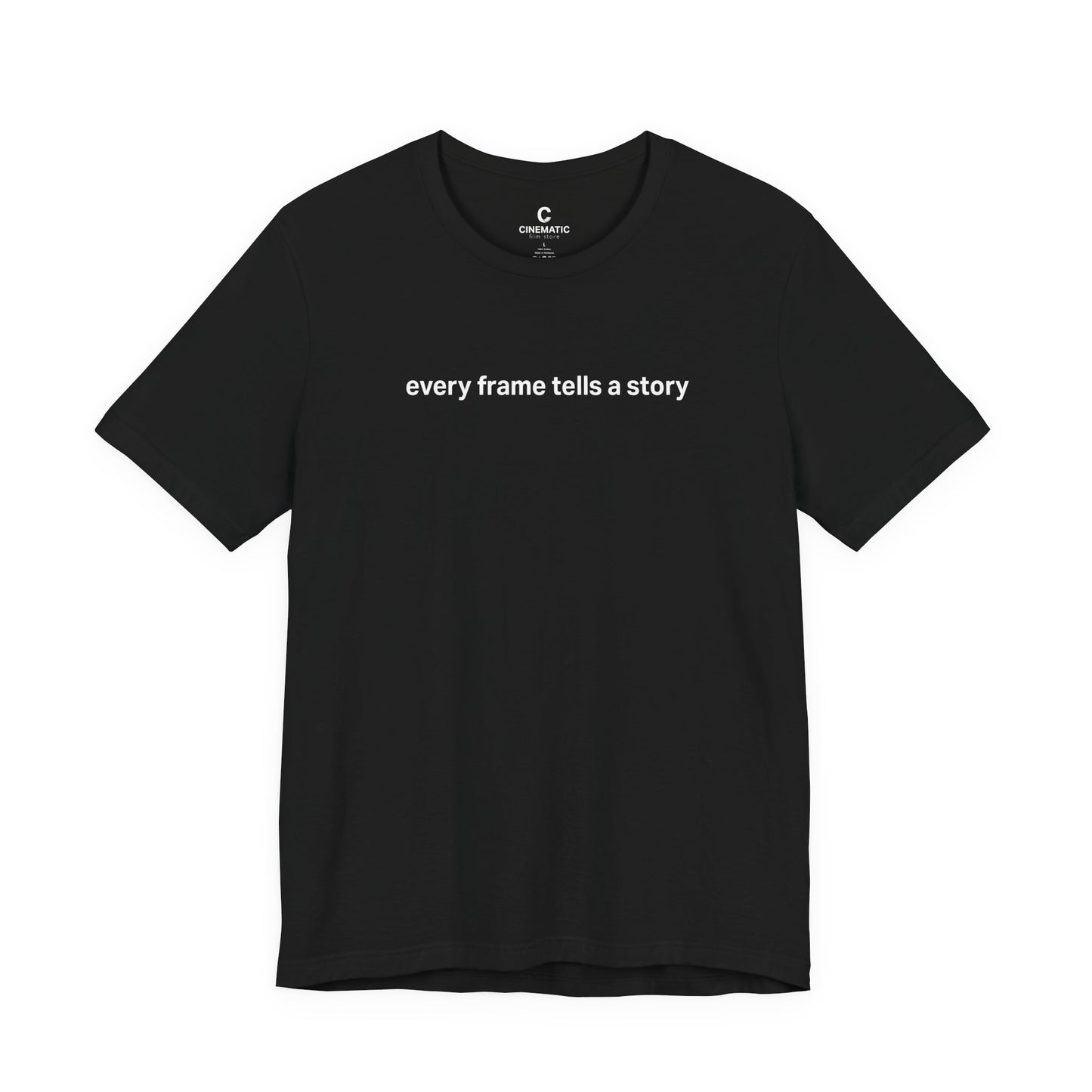 “Every Frame Tells a Story” - Oversized Unisex Boxy Minimalist Style Shirt for DPs, Editors & Cinephiles