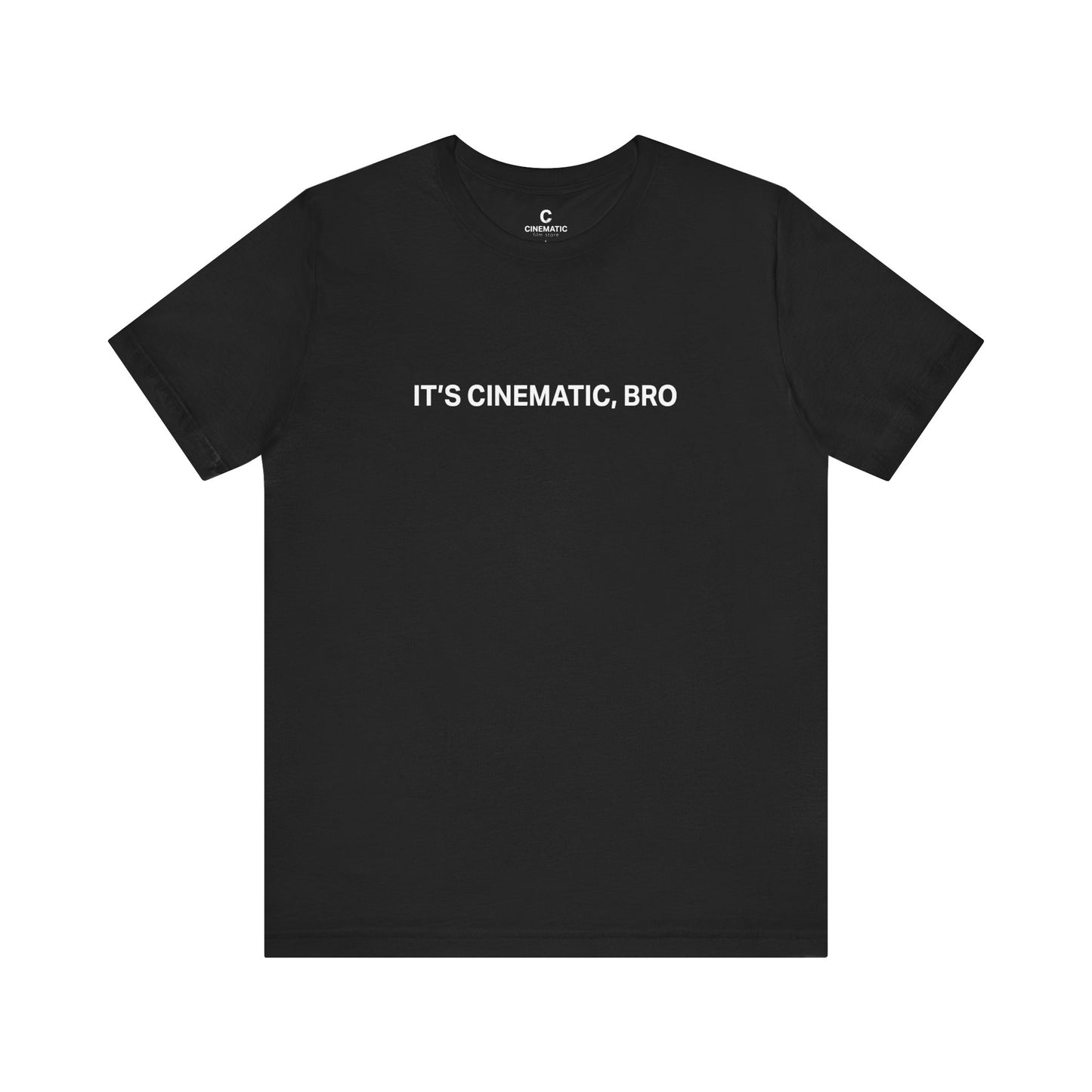 'It's Cinematic, Bro' Oversized Unisex Boxy Minimalist Style Shirt