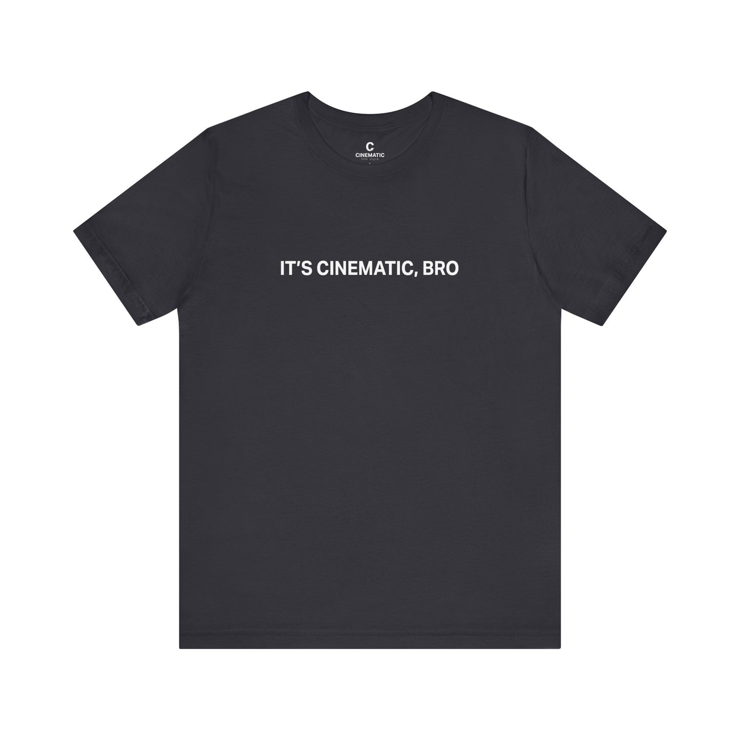 'It's Cinematic, Bro' Oversized Unisex Boxy Minimalist Style Shirt