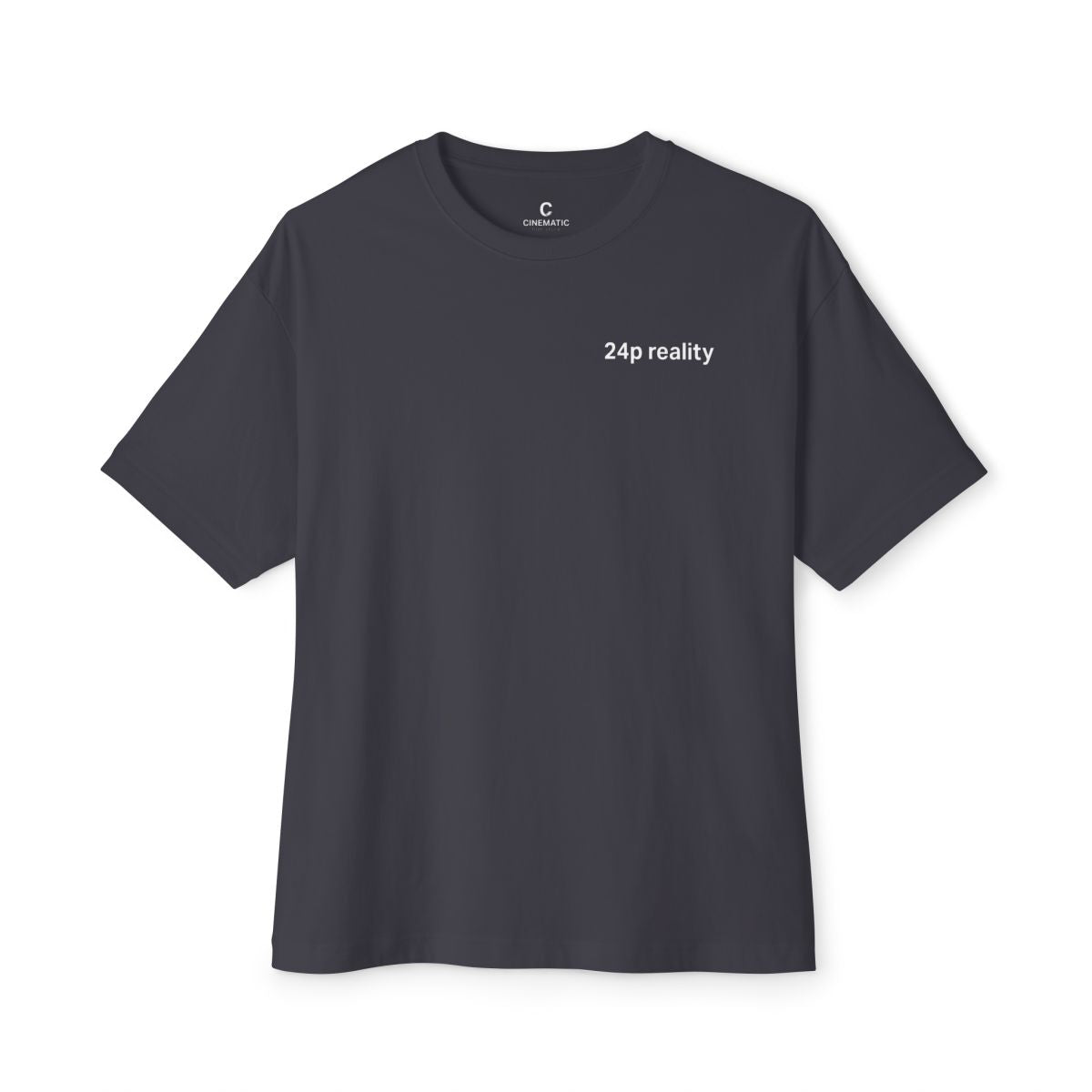 T-Shirt 24p reality - Oversized Unisex Boxy Minimalist Style Shirt
