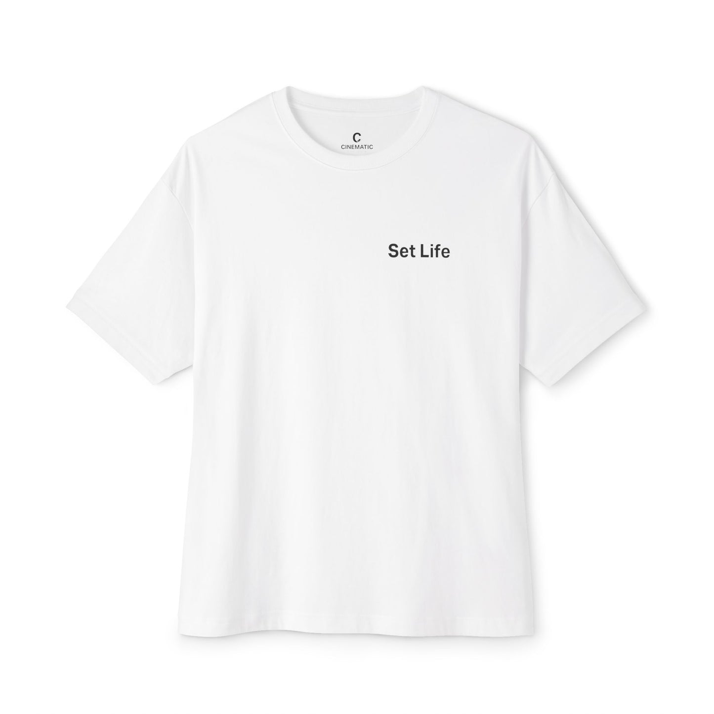 Set Life - Oversized Unisex Boxy Minimalist Style Shirt