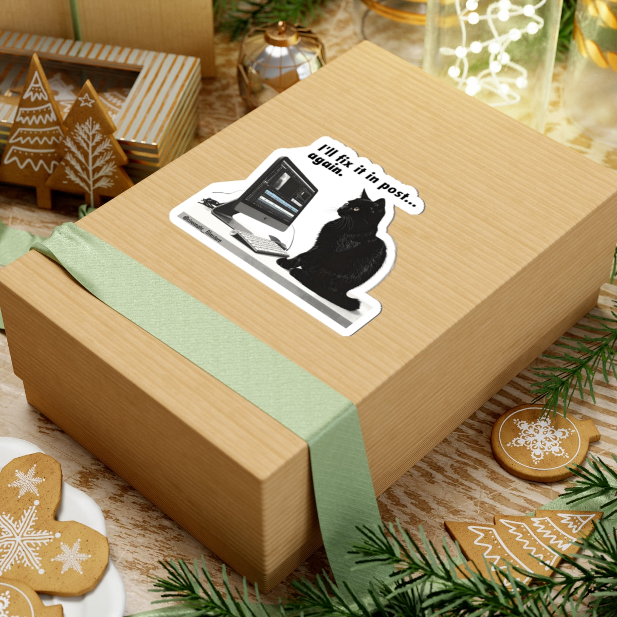 Cat Editor Sticker