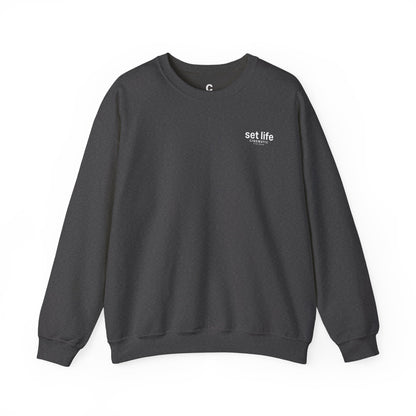 Set Life Stylish Unisex Crewneck Sweatshirt