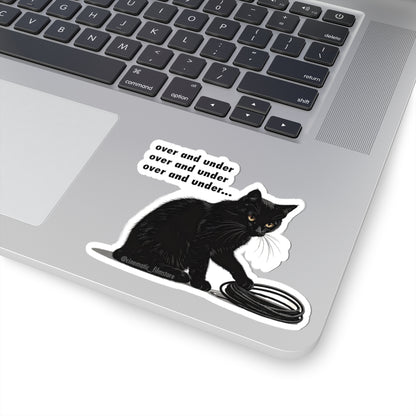 "Over, Under" Sticker for Film & TV Production