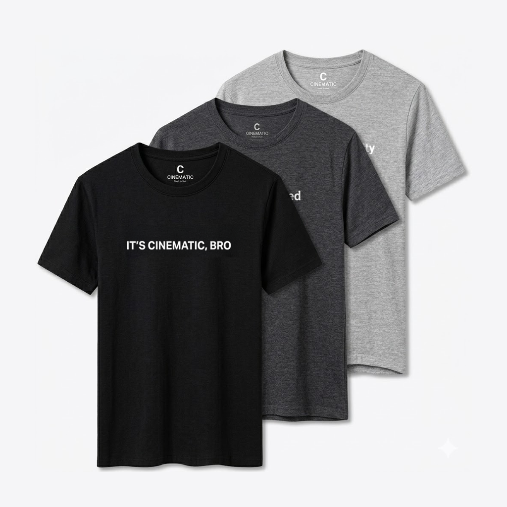 Crew Pack x3 - Custom Film Tees