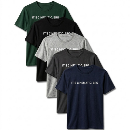 Crew Pack x5 - Custom Film Tees